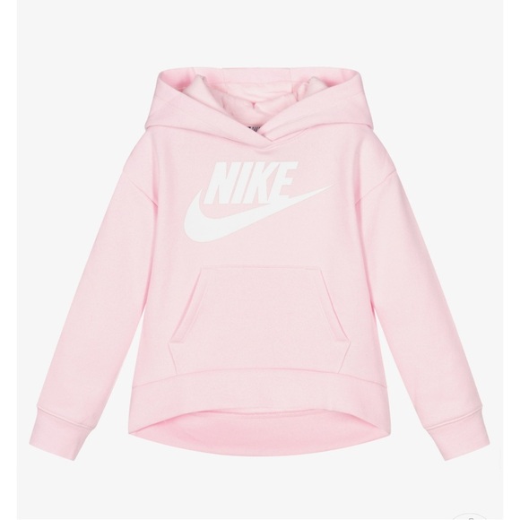 NEW Nike Kids Light Pink Hoodie- Size 6- Kids Nike Sweatshirt - Picture 1 of 5